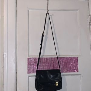 Vintage Black Genuine Leather Liz Claiborne Bag